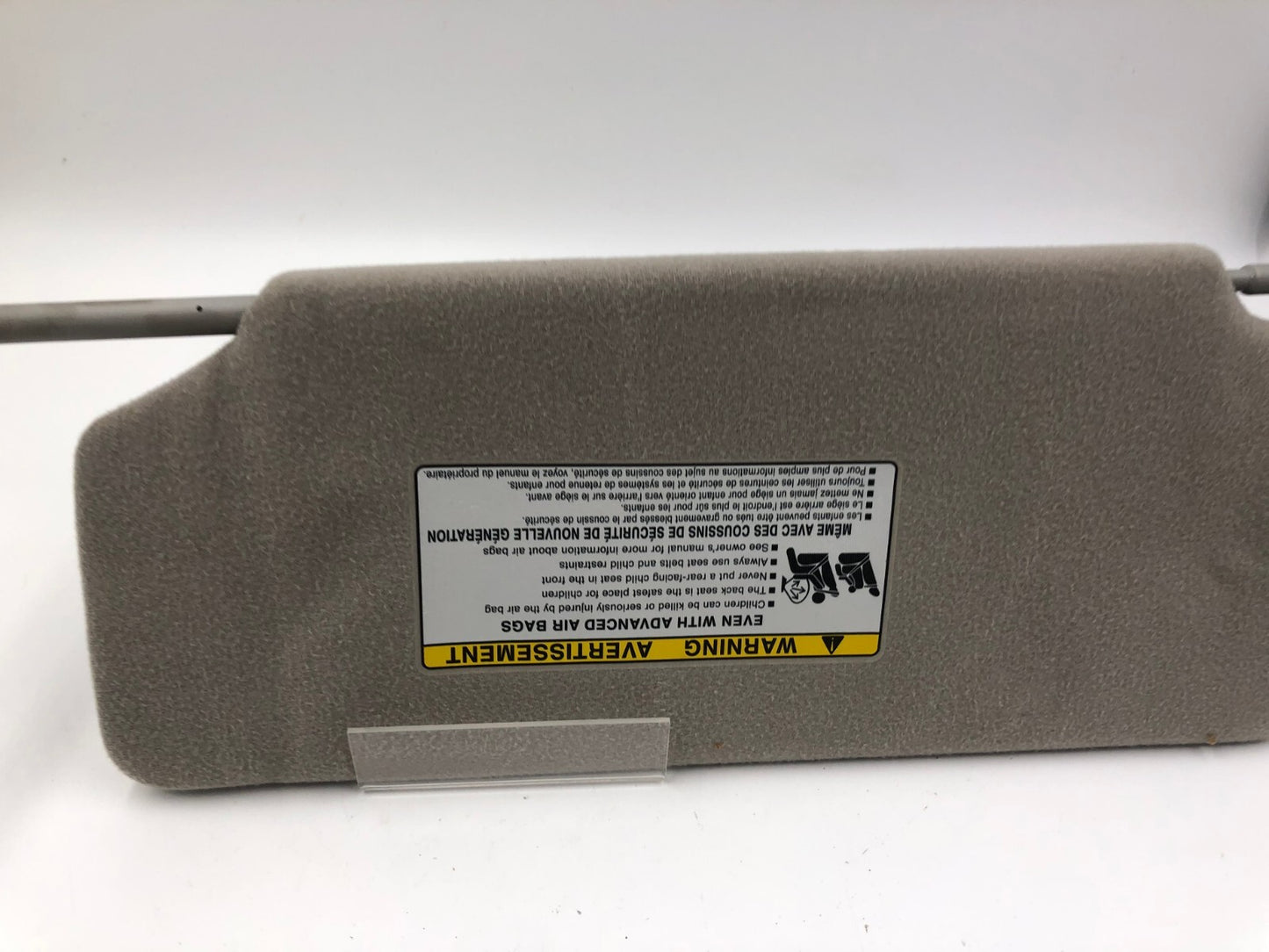 2005-2012 Toyota Avalon Passenger Sun Visor Gray Illuminated OEM C01B52024
