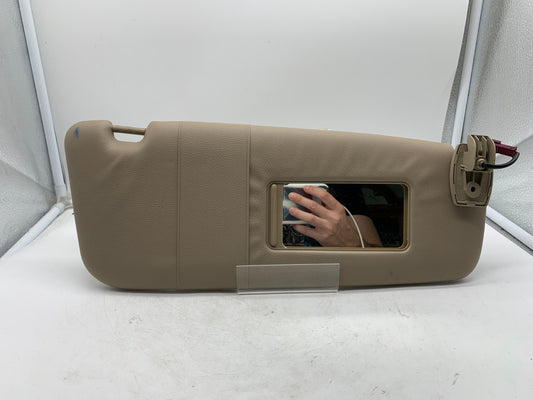 2008-2009 BMW 535i Passenger Sun Visor Beige Illuminated OEM