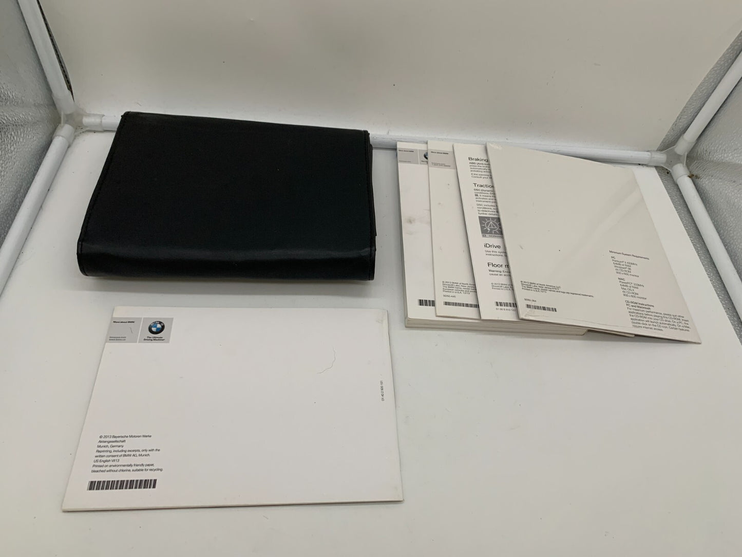 2013 BMW X1 Owners Manual Set with Case OEM R01B29021