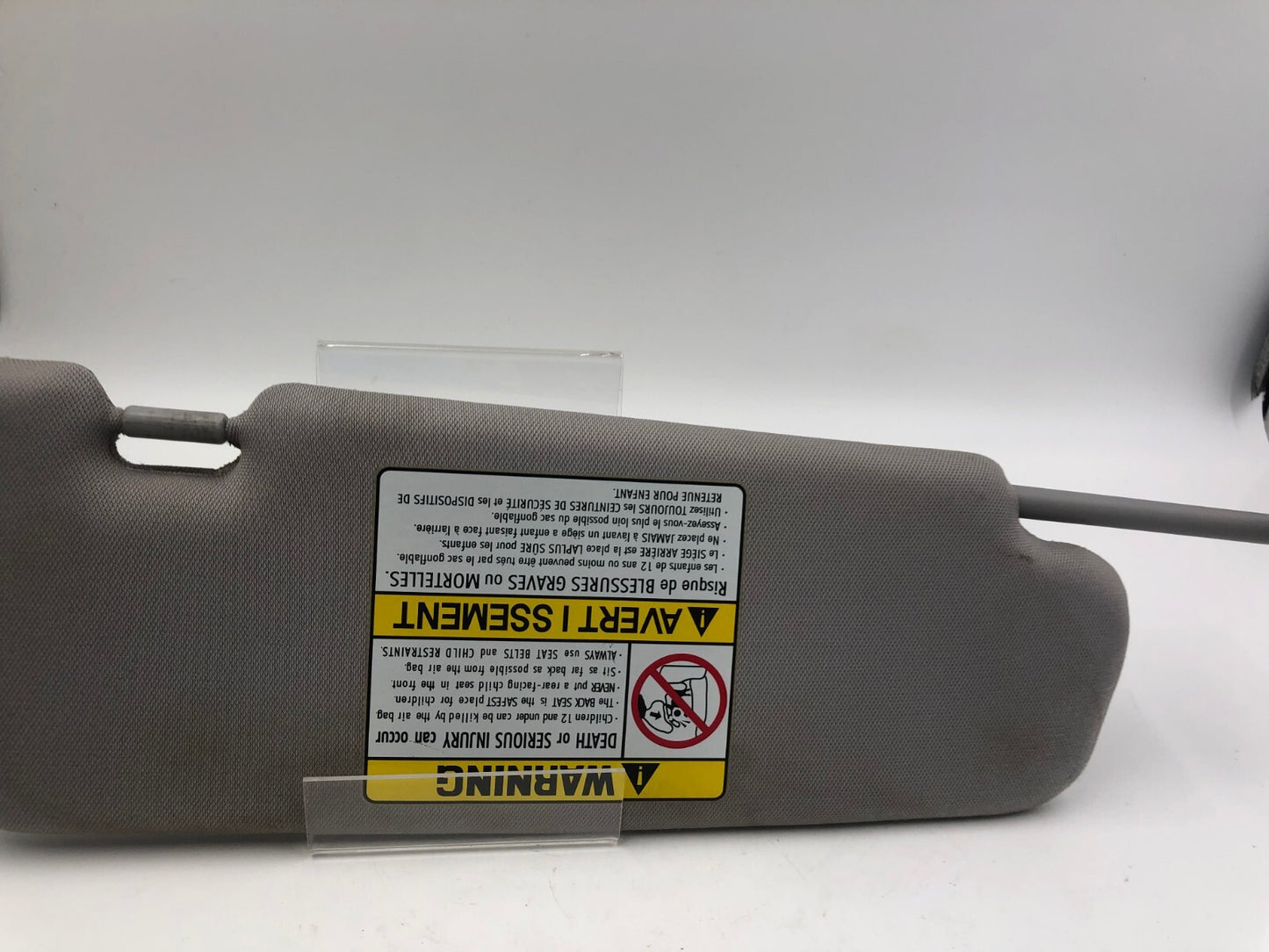 2011-2014 Hyundai Sonata Driver Sun Visor Gray Illuminated OEM C04B56026