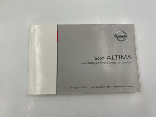 2007 Nissan Altima Sedan Owners Manual Set OEM D03B45082