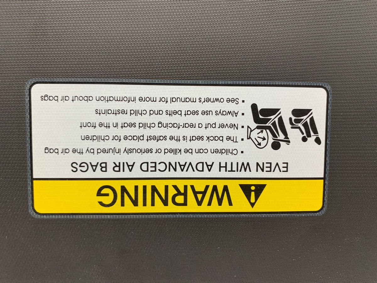 2014-2019 Kia Soul Passenger Sun Visor Black OEM A03B15003