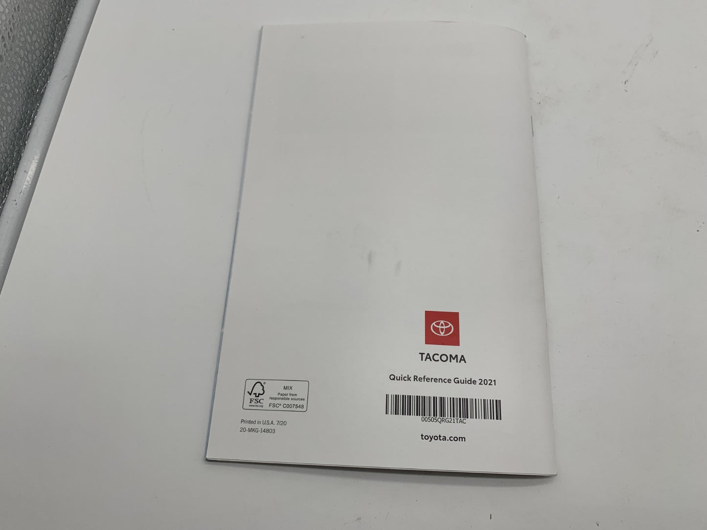 2021 Toyota Tacoma Owners Manual Set OEM C01B36004