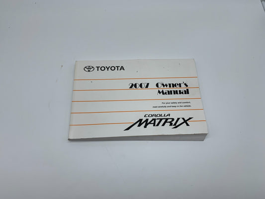 2007 Toyota Corolla Matrix Owners Manual OEM C04B59018