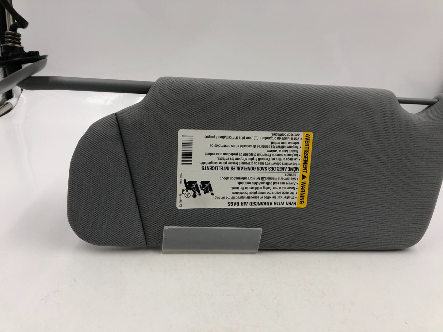 2005-2009 Buick LaCrosse Passenger Sun Visor Gray Illuminated OEM B01B21004