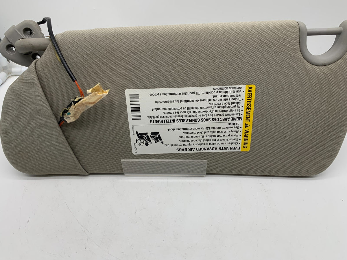 2006-2011 Buick Lucerne Passenger Sun Visor Gray Illumination OEM A01B48006