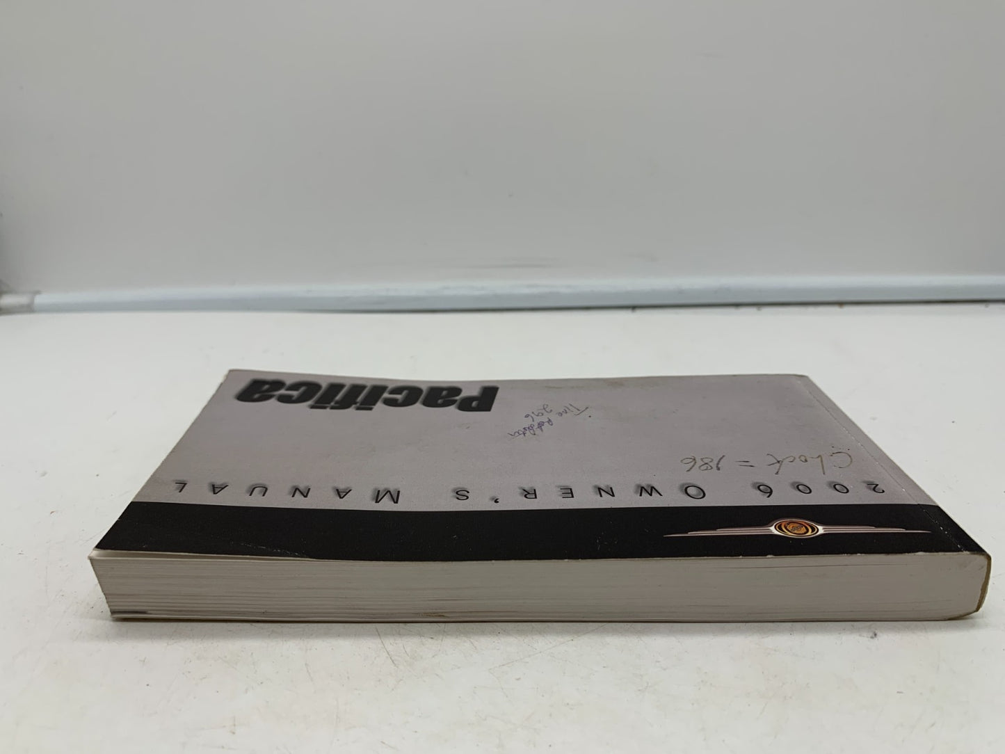 2006 Chrysler Pacifica Owners Manual with Case OEM A01B01010