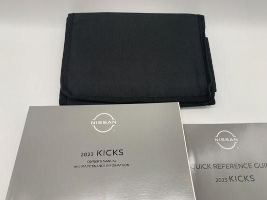 2023 Nissan Kicks Sedan Owners Manual Set with Case OEM A01B24018