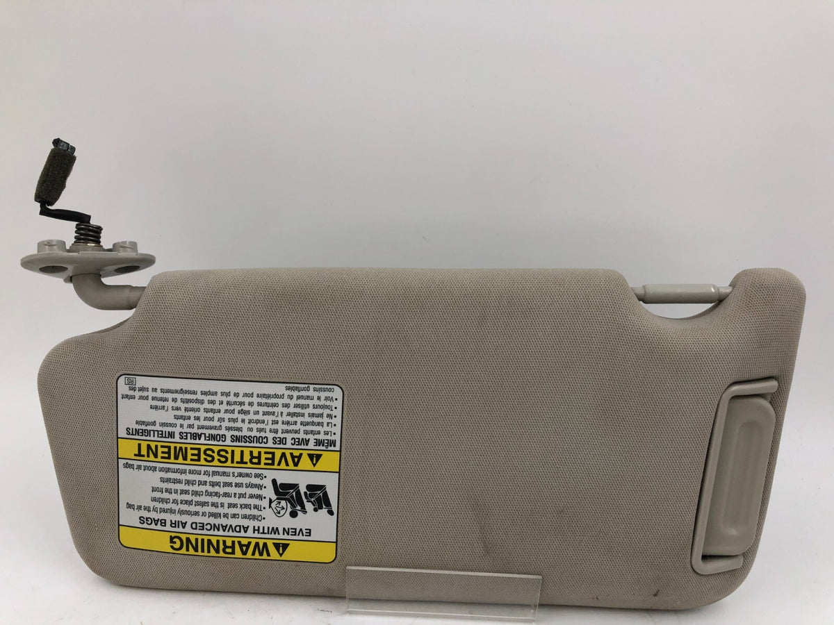 2010-2014 Subaru Legacy Passenger Sun Visor Gray Illuminated OEM B02B29005