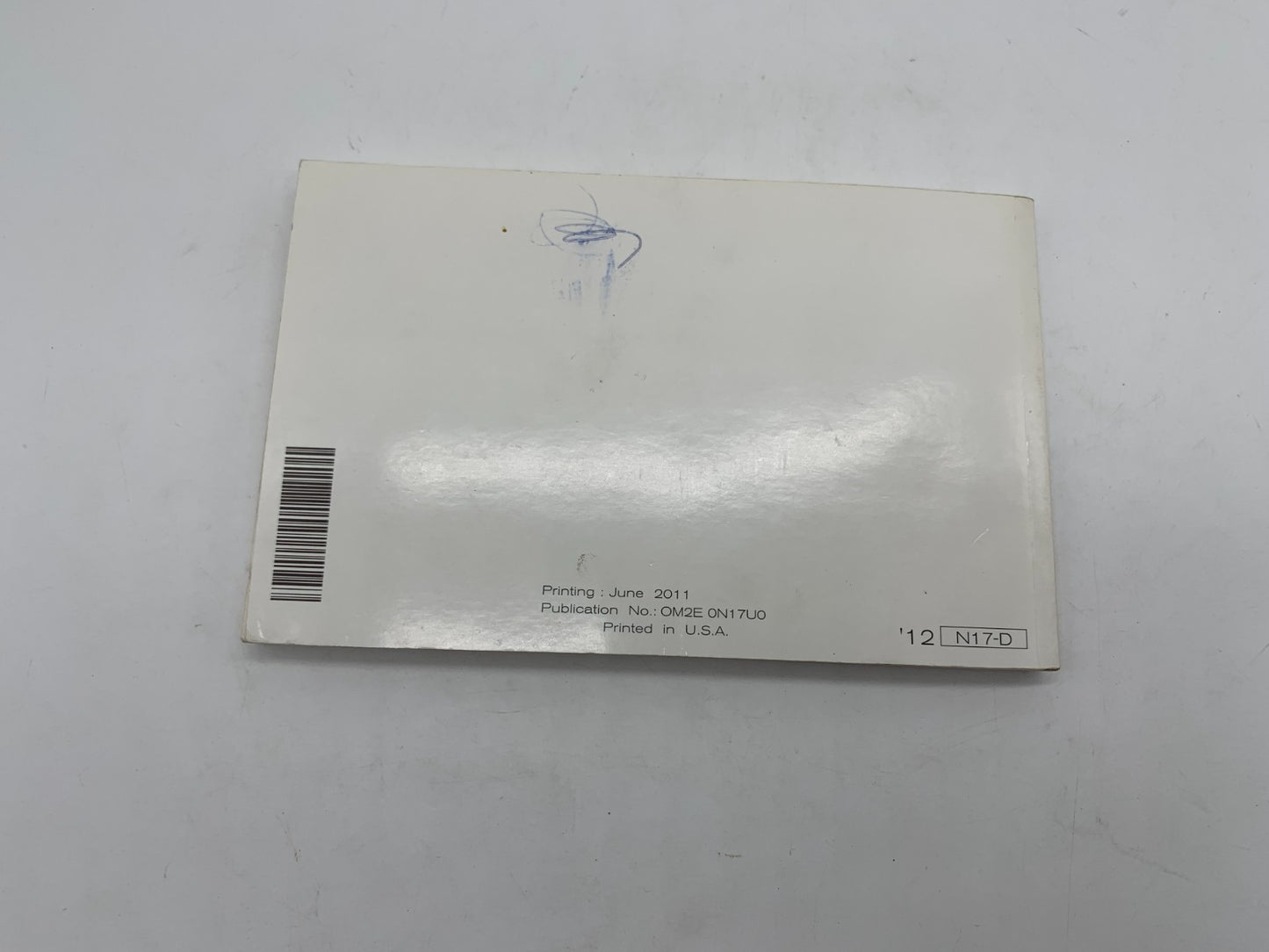 2012 Nissan Versa Owners Manual Set OEM D01B66017
