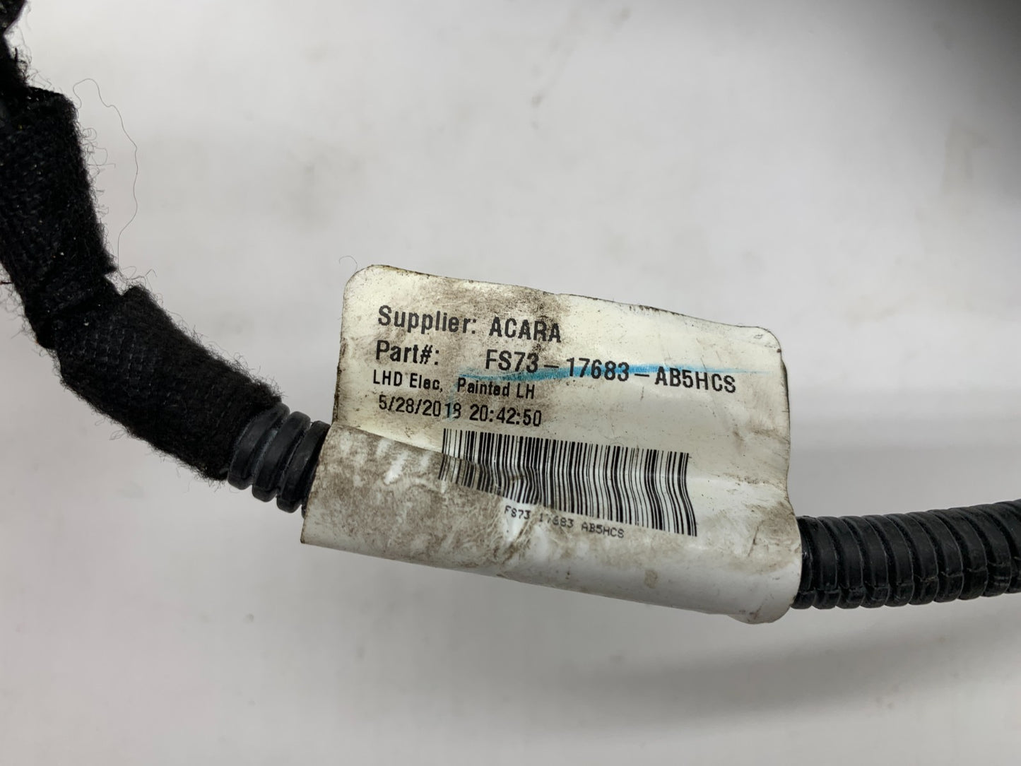 2018 Ford Fusion Driver Side View Power Door Mirror Blue OEM A01B36038