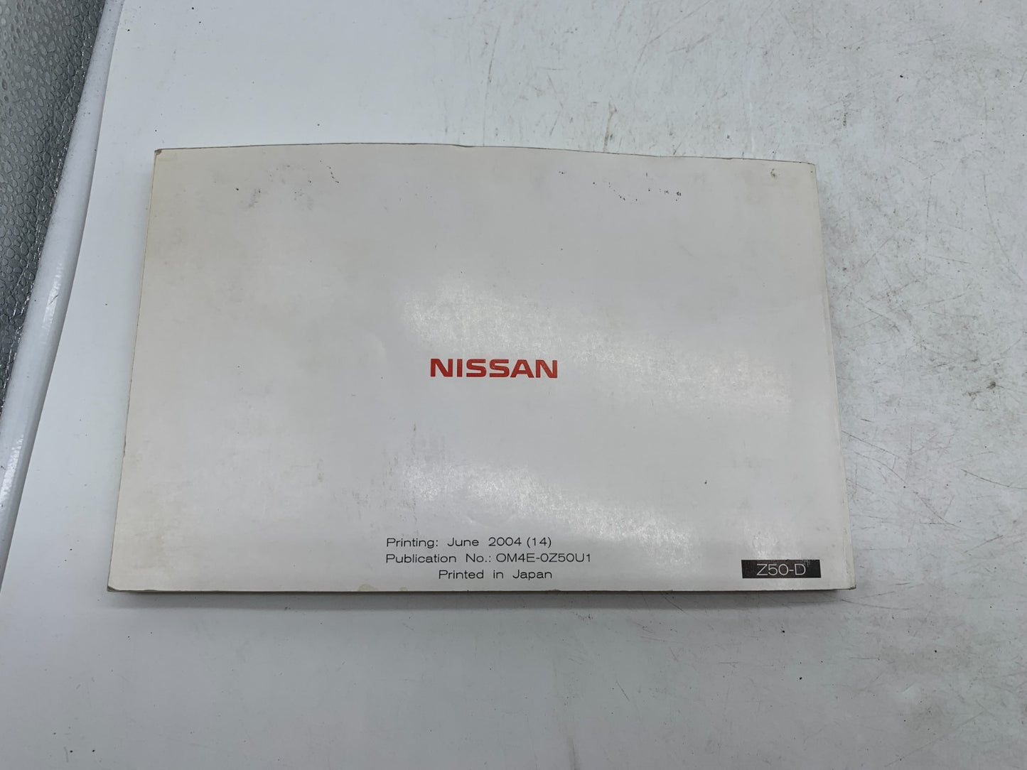 2004 Nissan Murano Owners Manual OEM B03B39008