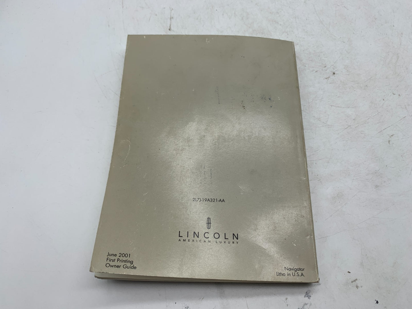 2002 Lincoln Navigator Owners Manual OEM A03B37011