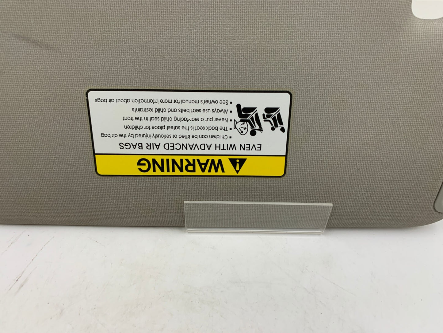 2010-2013 Kia Forte Passenger Sun Visor Gray OEM E03B13060