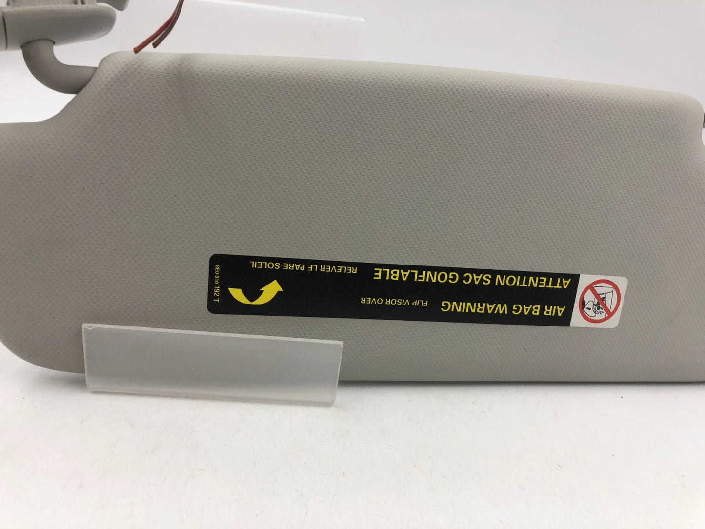 2009-2012 Audi A4 Passenger Sun Visor Sunvisor Gray Illuminated OEM D02B06049