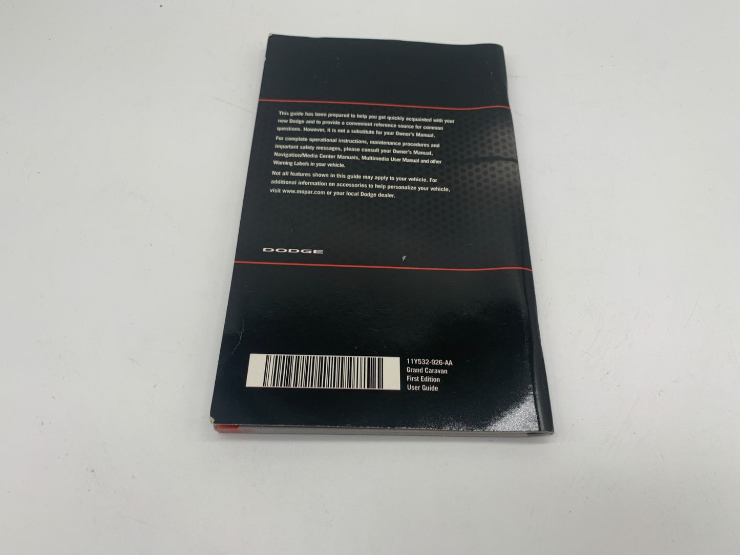 2011 Dodge Grand Caravan Owners Manual Set with Case OEM