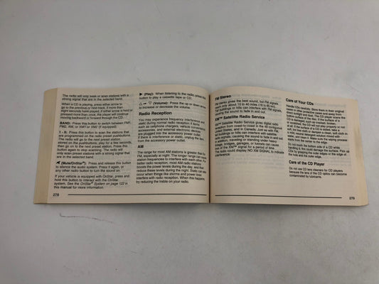 2007 Pontiac Grand Prix Owners Manual OEM A01B03005