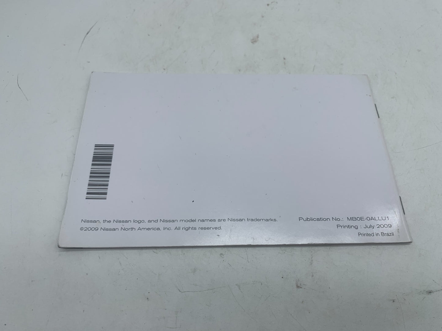 2010 Nissan Sentra Owners Manual Set with Case OEM