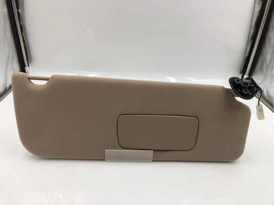 2005-2010 Toyota Sienna Passenger Sun Visor Tan Illuminated OEM D02B65001