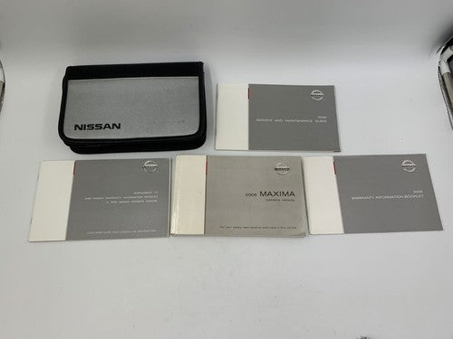 2006 Nissan Maxima Owners Manual Set with Case OEM R01B24009