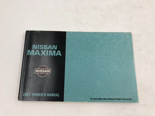 1997 Nissan Maxima Owner's Manual OEM B02B34029