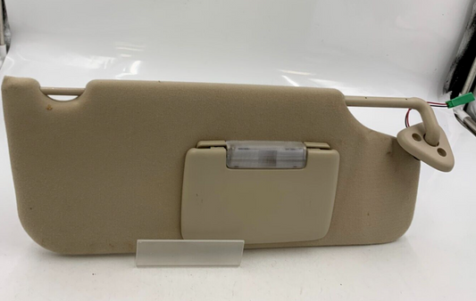 2006 Mercury Montego Passenger Sun Visor Beige Illuminated OEM B01B53004