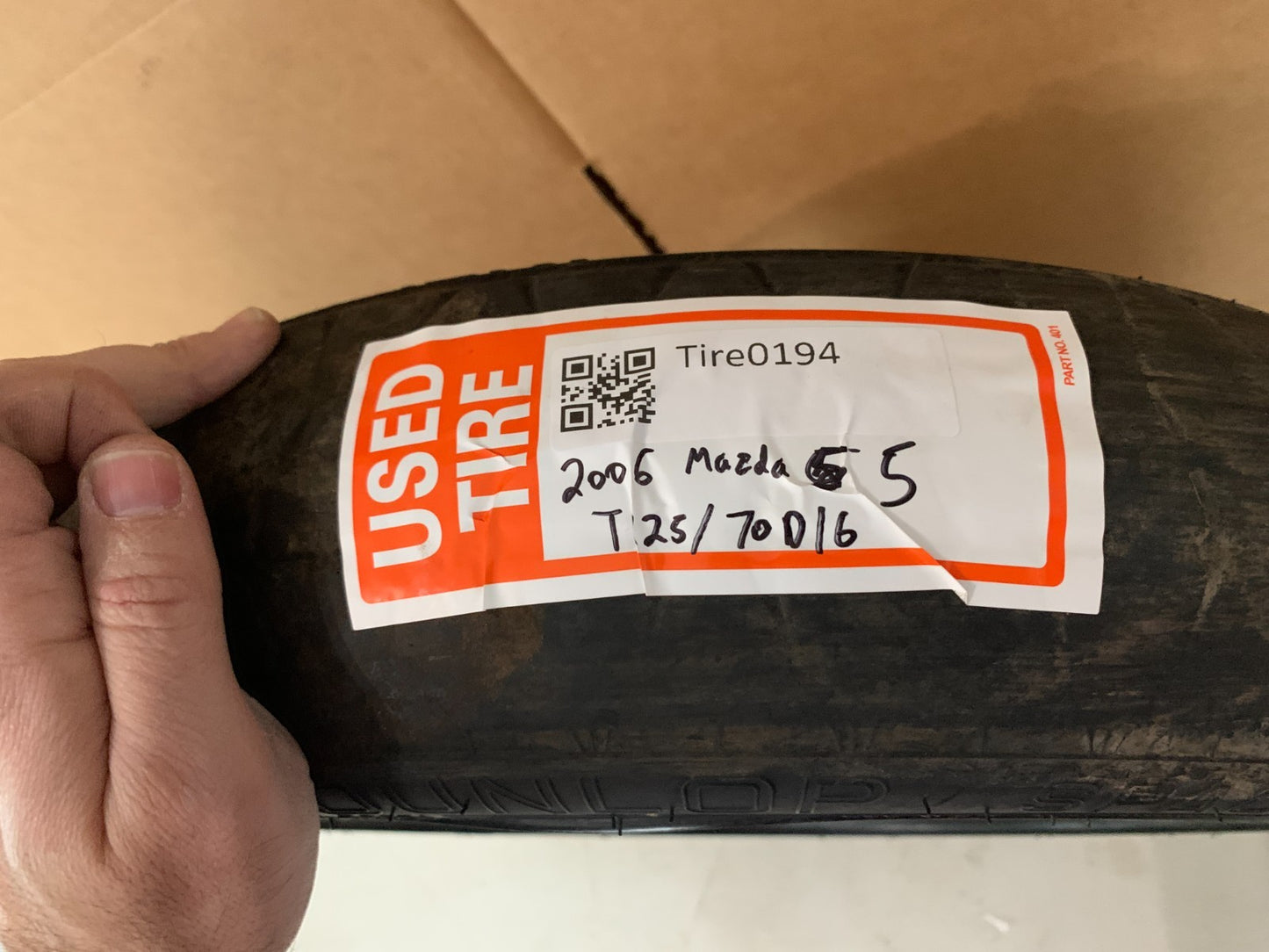 2006-2017 Mazda 5 Mazda5 16" Spare Tire Wheel Compact Donut T125/70D16