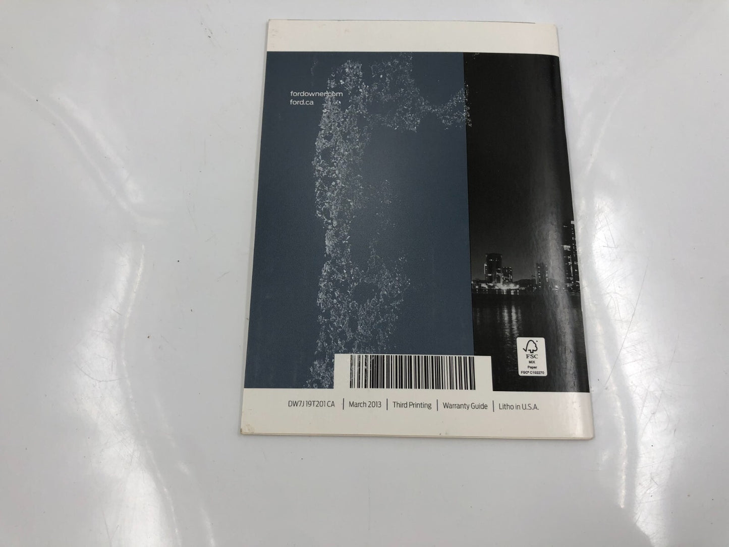 2013 Ford Fusion Owners Manual Set with Case OEM A04B52034
