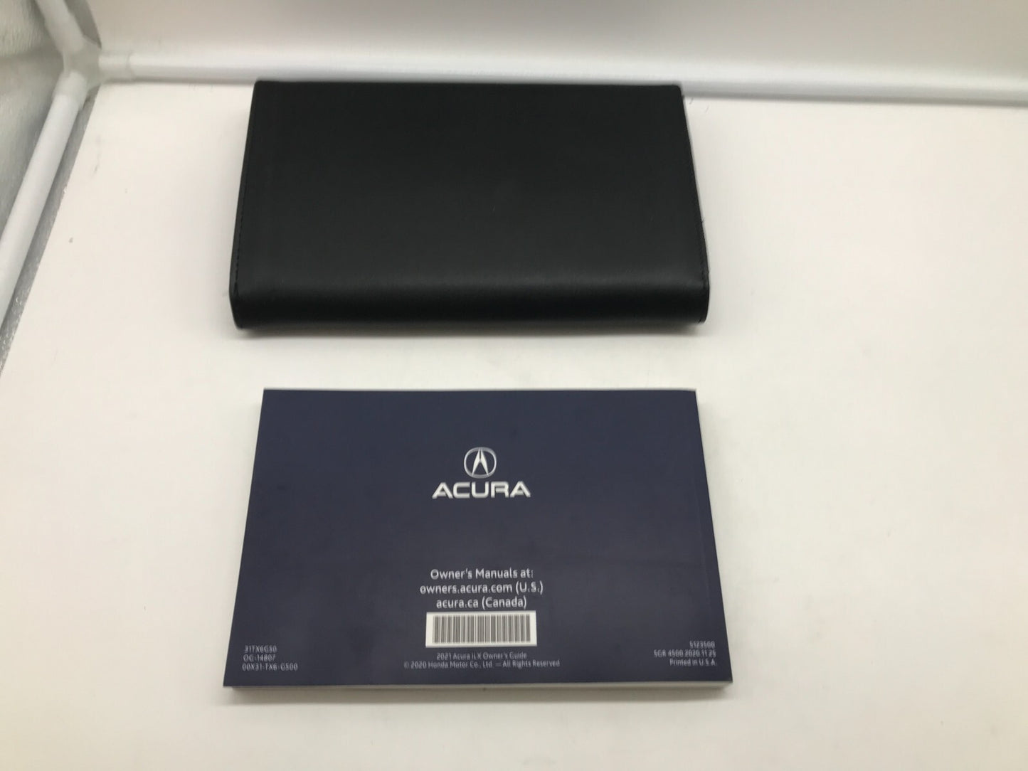 2021 Acura ILX Owners Manual Set with Leather Case OEM D01B56059