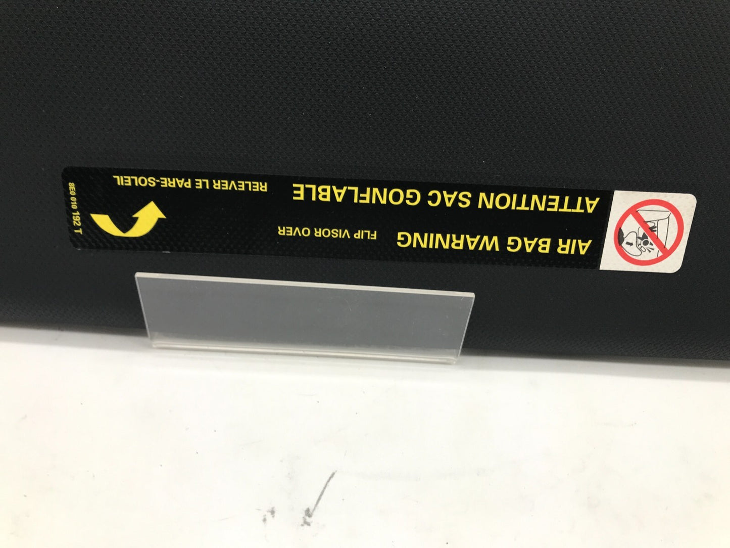 2008-2011 Audi S5 Passenger Sun Visor Black Illuminated OEM C03B42082