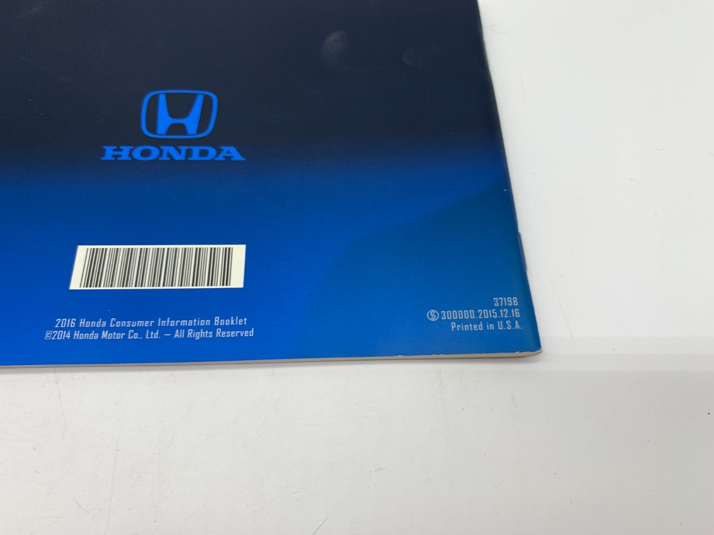 2016 Honda Odyssey Owners Manual Set with Case OEM