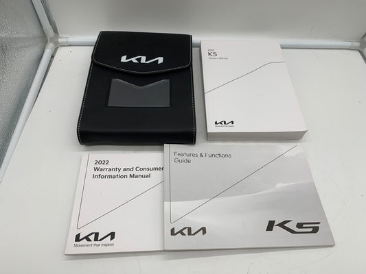 2022 Kia K5 Owners Manual Set with Case OEM D02B70009