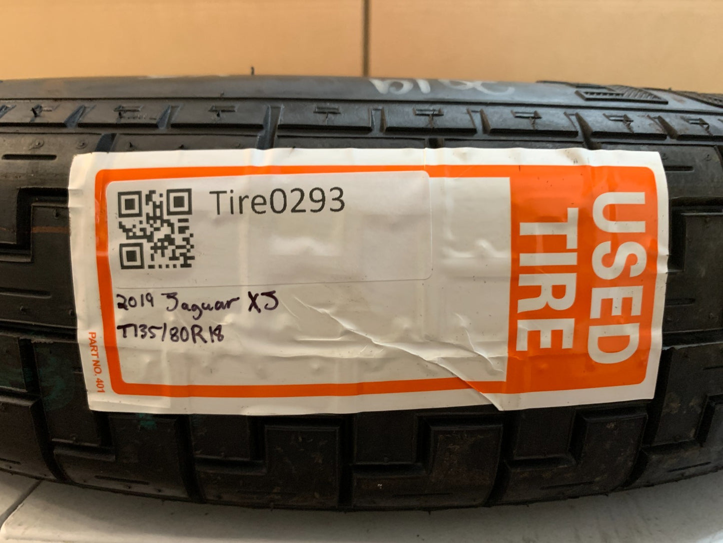 2010-2022 Jaguar XJ 18" Spare Tire Compact Donut T135/80R18