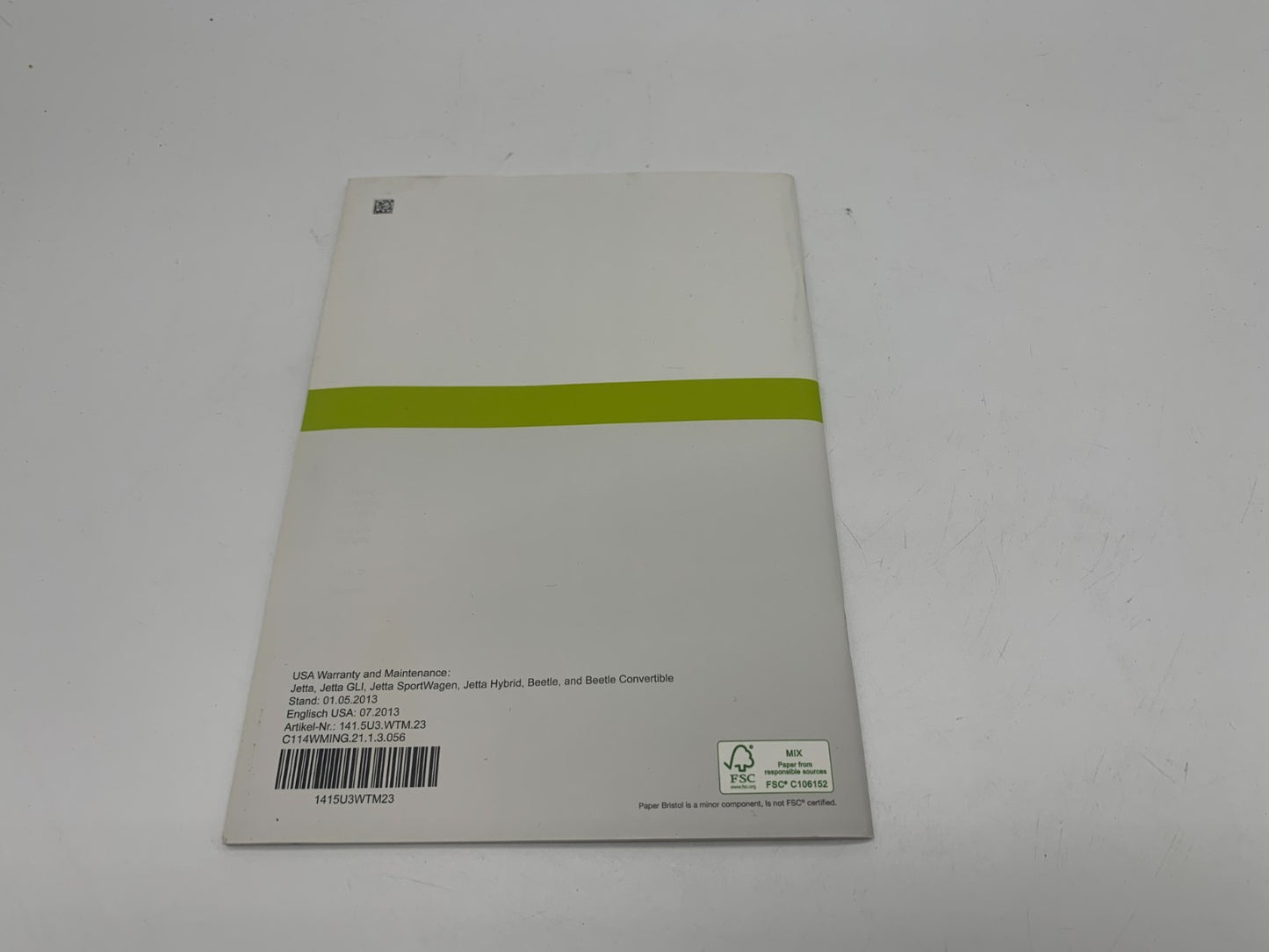 2014 Volkswagen Jetta Owners Manual Set with Case OEM A02B48075