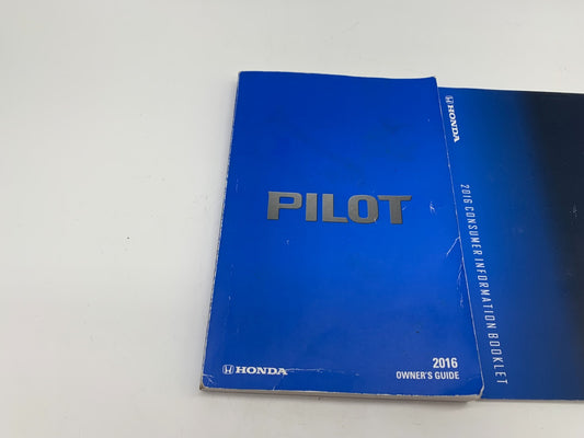 2016 Honda Pilot Owners Manual Set OEM D01B41077