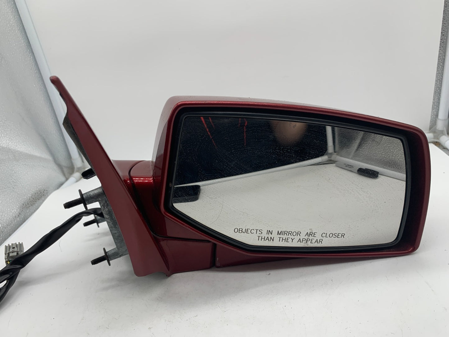 2007-2009 Cadillac SRX Passenger Side View Power Door Mirror Red OEM
