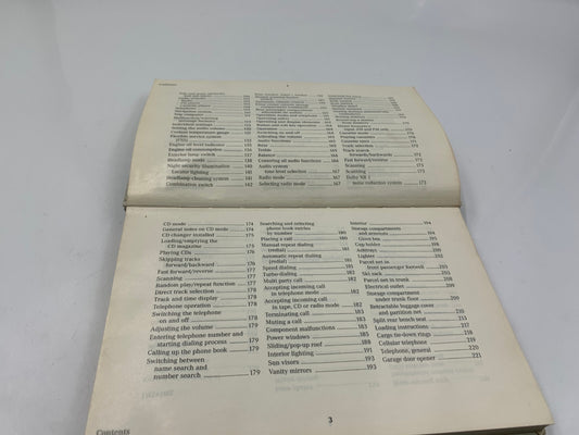 2002 Mercedes-Benz C-Class Owners Manual OEM C03B03018