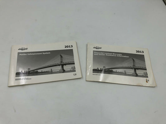 2013 Chevrolet Malibu Owners Manual Set OEM D04B25081