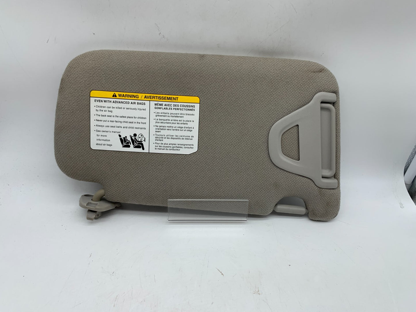 2013-2019 Nissan Sentra Driver Sun Visor Gray OEM D03B16008