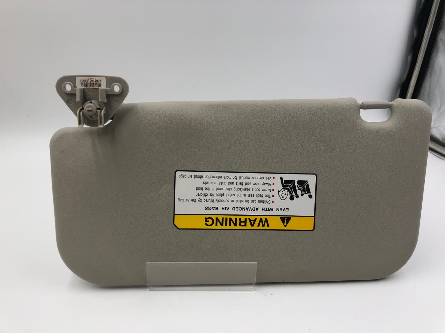 2014-2019 Mitsubishi Mirage Passenger Sun Visor Gray OEM C01B32026