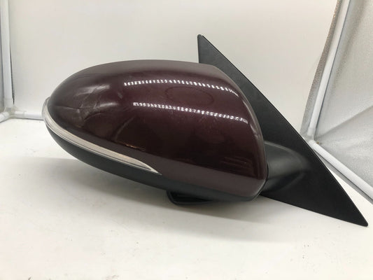 2016-2020 Kia Optima Passenger Side View Power Door Mirror Maroon BSA E03B45001