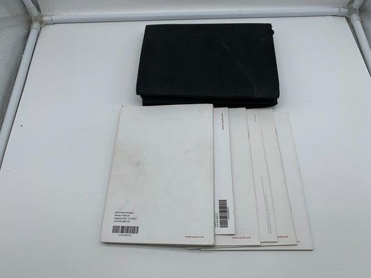 2012 Audi A4 Owners Manual Set with Case OEM E02B50026