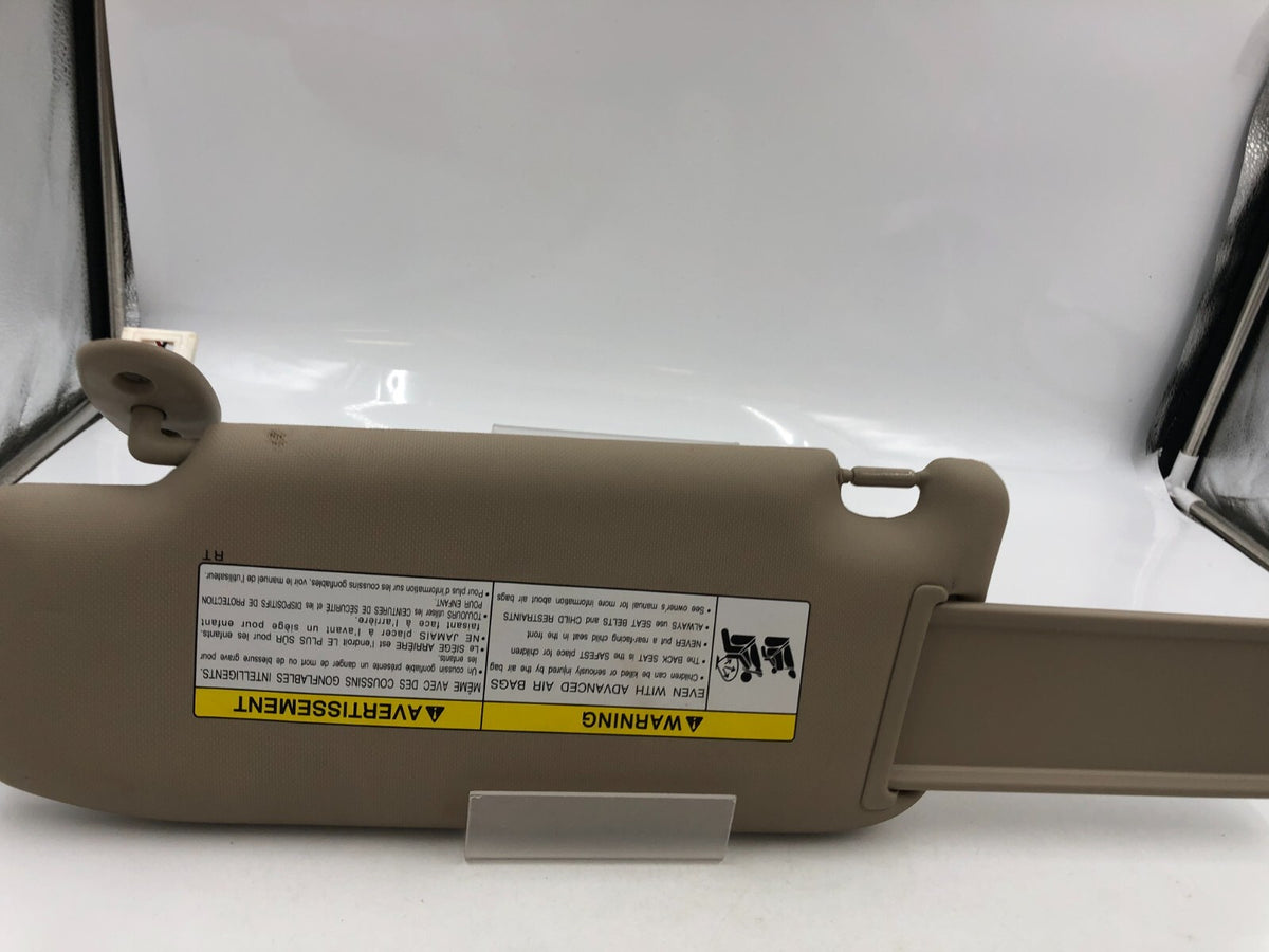2010-2013 Suzuki Kizashi Passenger Sun Visor Sand Illuminated OEM A01B53045
