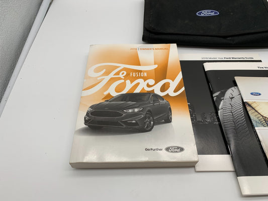 2018 Ford Fusion Owners Manual Set with Case OEM A01B44012