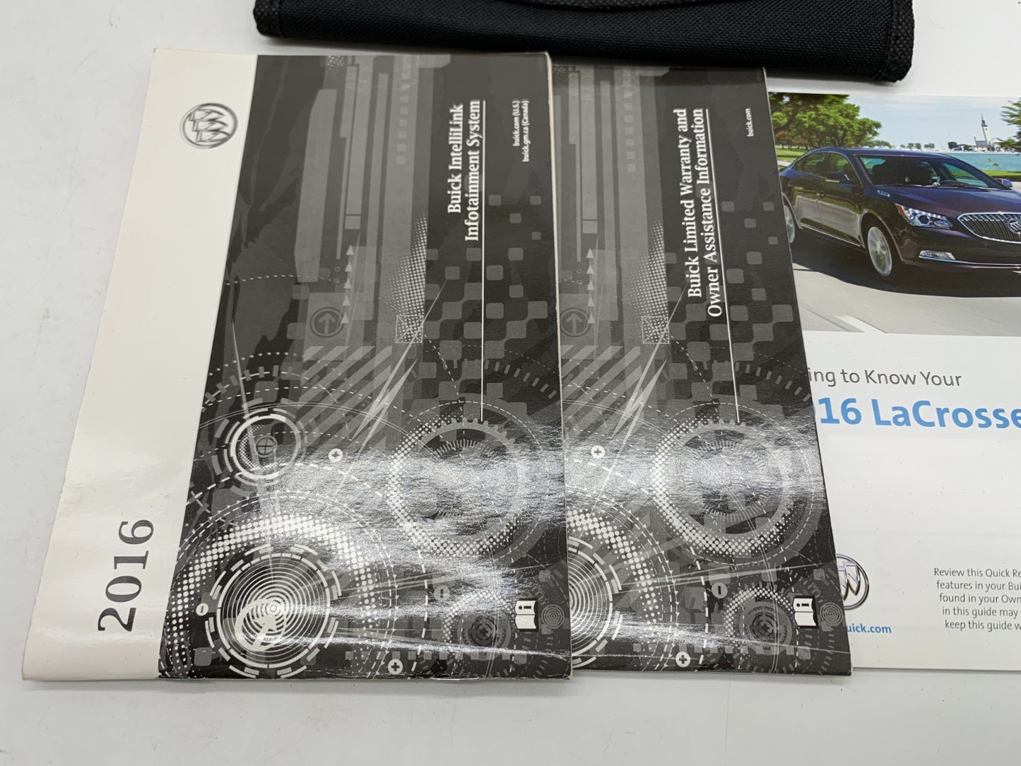 2016 Buick Lacrosse Owners Manual Set with Case OEM
