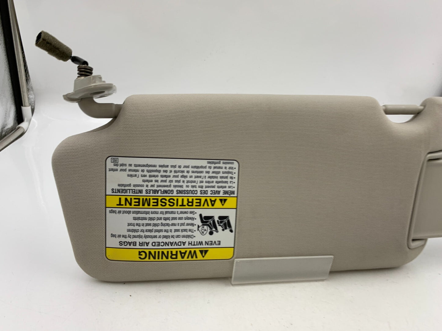 2010-2014 Subaru Legacy Passenger Sun Visor Gray OEM E03B34087