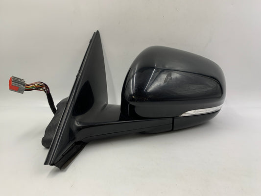 2010-2015 Jaguar XF Driver Side View Power Door Mirror Black BSA OEM A02B46041