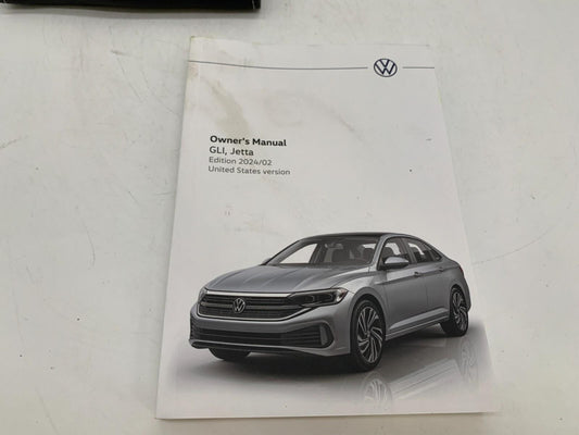 2024 Volkswagen Jetta GLI Owners Manual Set with Case OEM D01B60012
