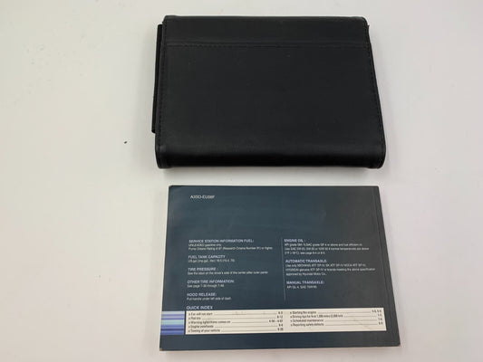 2011 Hyundai Sonata Owners Manual with Case OEM B02B50028