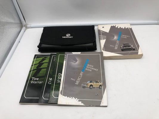 2011 Mercury Mariner Owners Manual Set with Case OEM R01B08016